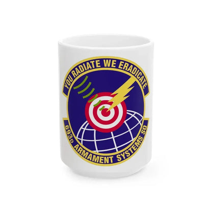 693d Armament Systems Squadron (U.S. Air Force) White Coffee Mug 15oz - Go Mug Yourself