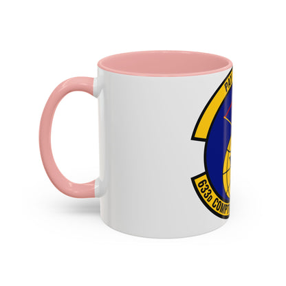 633d Comptroller Squadron (U.S. Air Force) Accent Coffee Mug