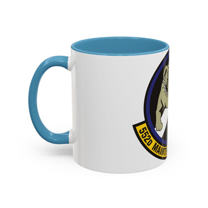 552 Maintenance Squadron ACC (U.S. Air Force) Accent Coffee Mug