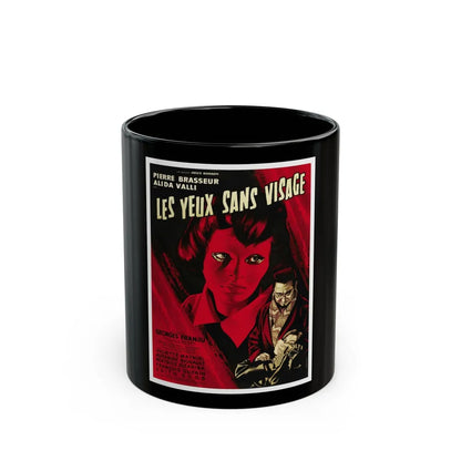 EYES WITHOUT A FACE 1960 Movie Poster - Black Coffee Mug-11oz-Go Mug Yourself