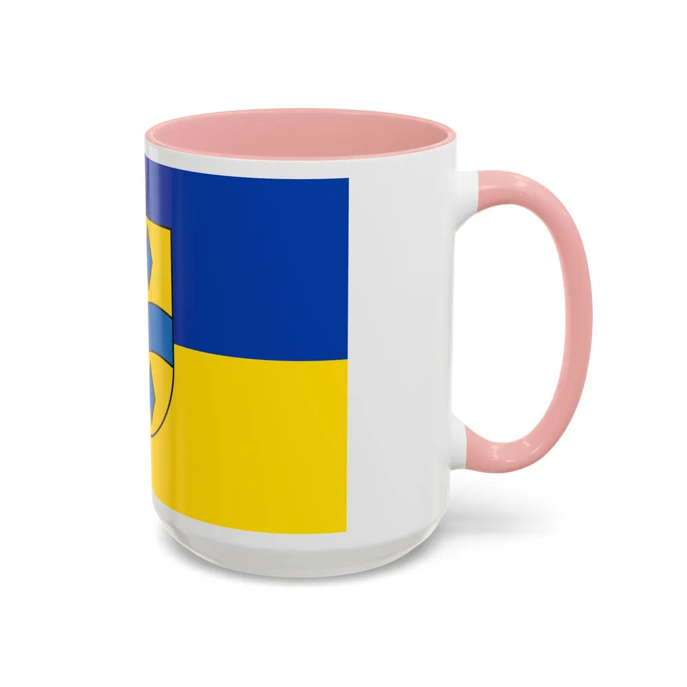 Flag of Enzkreis Germany - Accent Coffee Mug-Go Mug Yourself