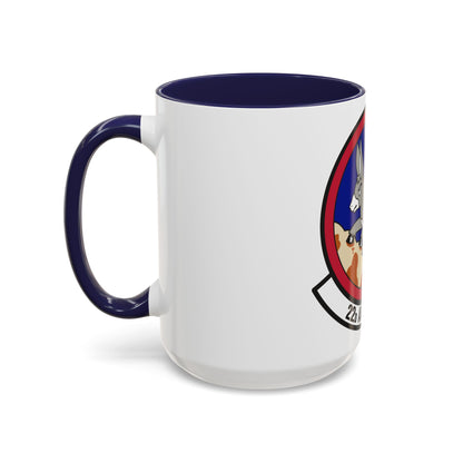 22d Airlift Squadron (U.S. Air Force) Accent Coffee Mug