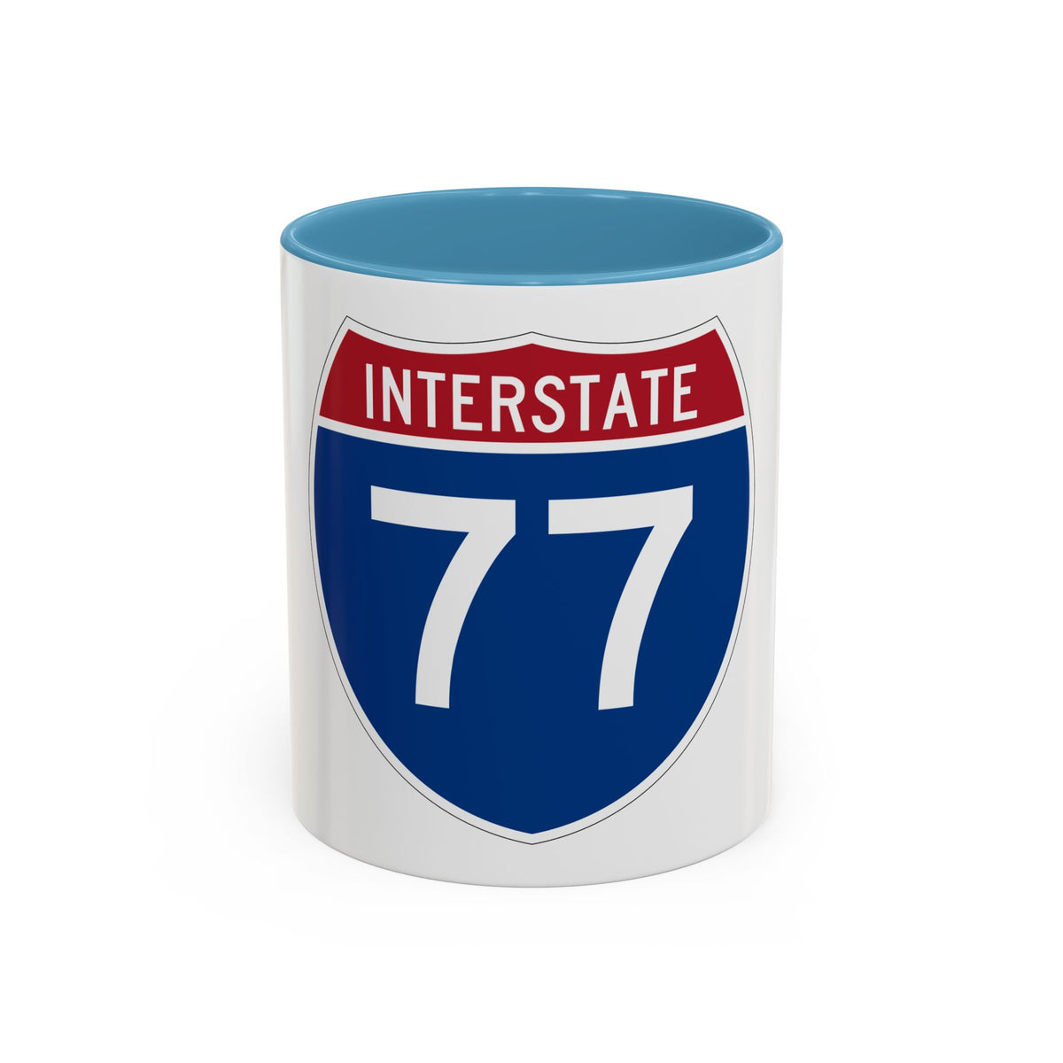 Interstate 77 (U.S. Highways) Accent Coffee Mug