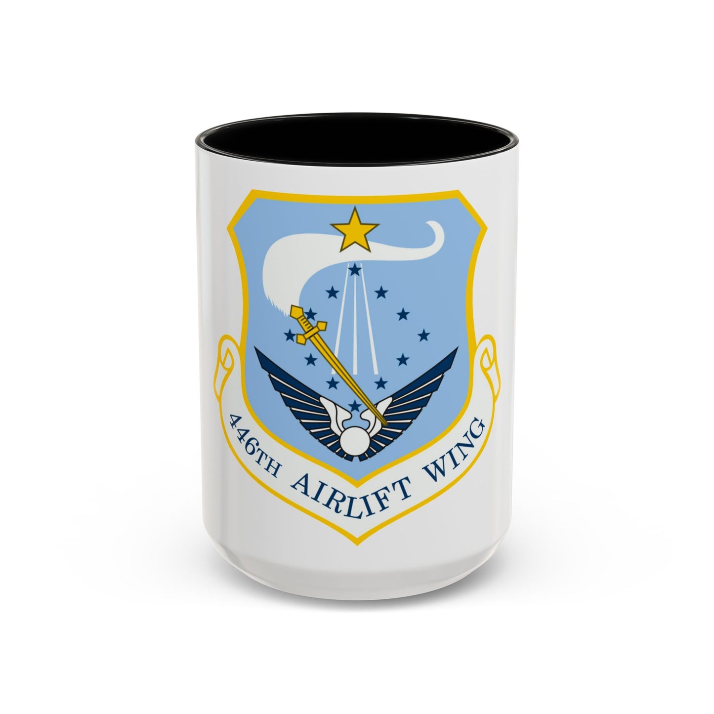 446th Airlift Wing (U.S. Air Force) Accent Coffee Mug
