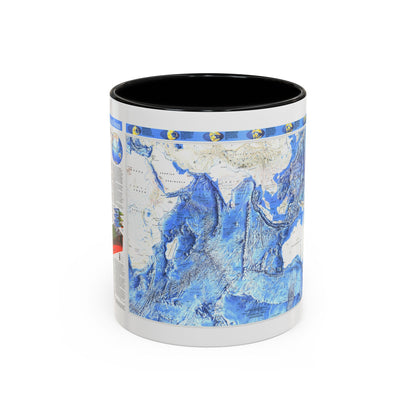 Indian Ocean (1992) (Map) Accent Coffee Mug