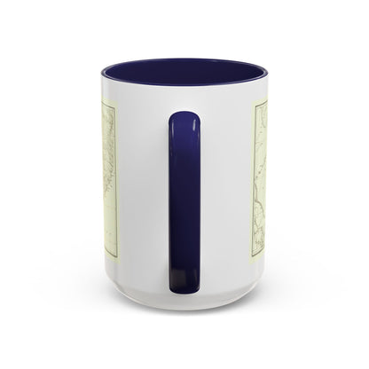 Asia - Kirin, Harbin, Vladivostok (1905) (Map) Accent Coffee Mug