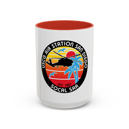 USCG Sector San Diego SOCAL SAR (U.S. Coast Guard) Accent Coffee Mug