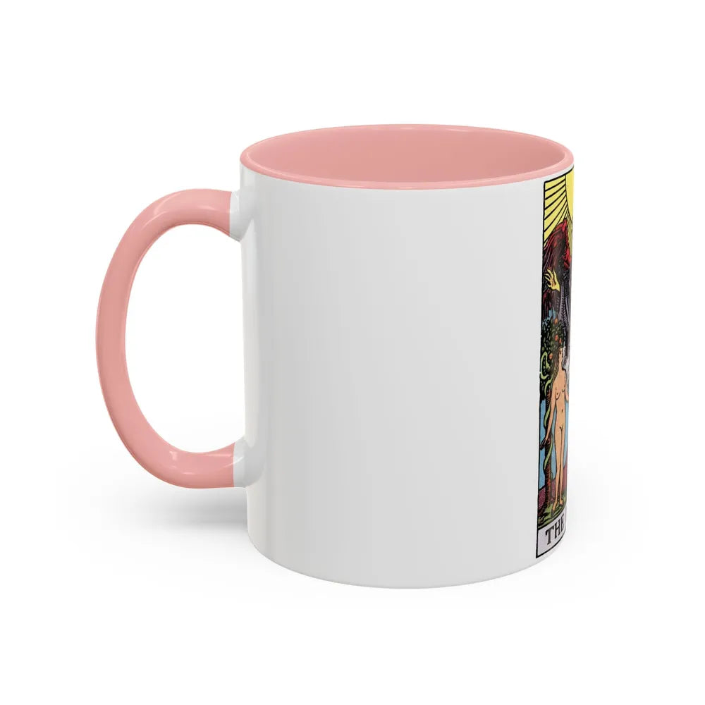 The Lovers (Tarot Card) Accent Coffee Mug-Go Mug Yourself