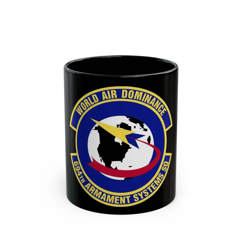 694th Armament Systems Squadron (U.S. Air Force) Black Coffee Mug-11oz-Go Mug Yourself