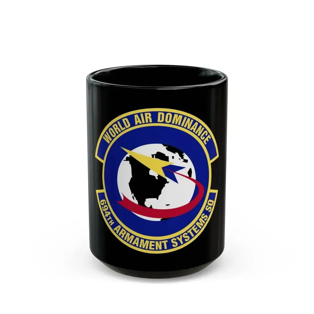 694th Armament Systems Squadron (U.S. Air Force) Black Coffee Mug - Go Mug Yourself