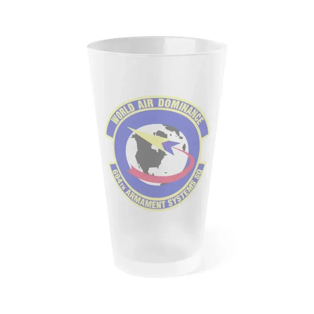 694th Armament Systems Squadron (U.S. Air Force) Frosted Pint Glass 16oz 16oz Frosted - Go Mug Yourself