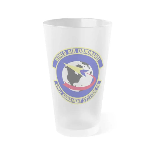 694th Armament Systems Squadron (U.S. Air Force) Frosted Pint Glass 16oz 16oz Frosted - Go Mug Yourself