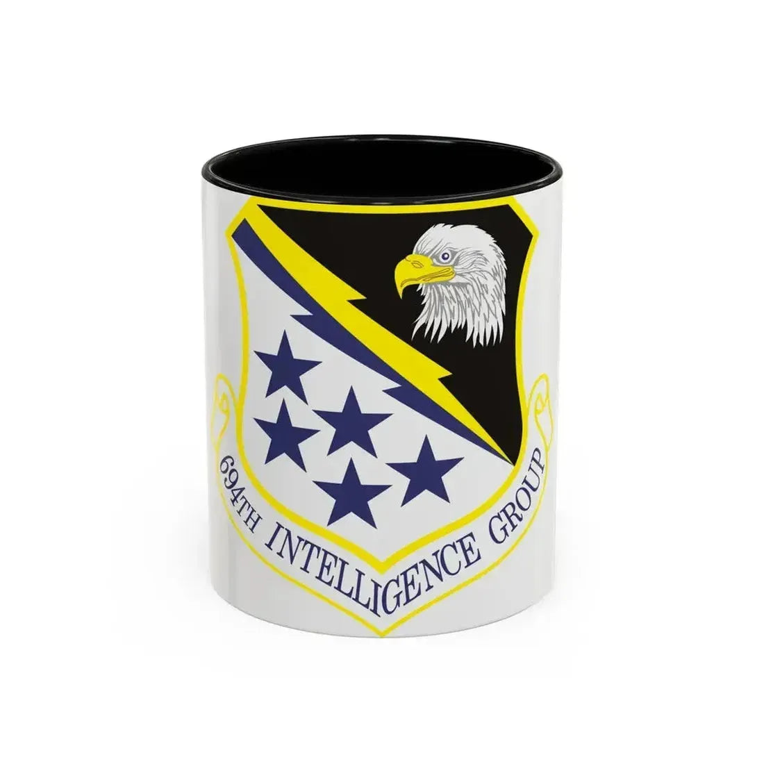 694th Intelligence Group (U.S. Air Force) Accent Coffee Mug 11oz Black - Go Mug Yourself