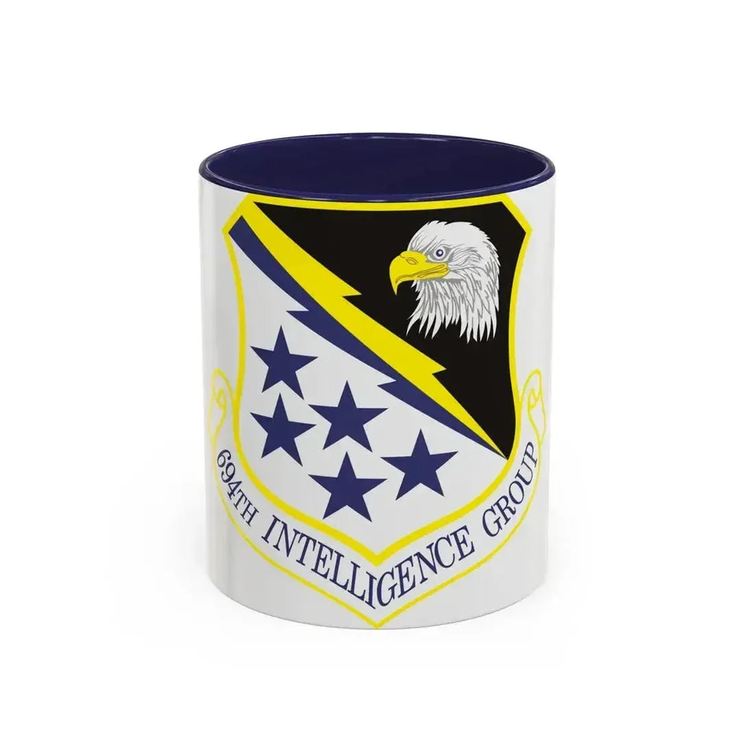 694th Intelligence Group (U.S. Air Force) Accent Coffee Mug 11oz Navy - Go Mug Yourself