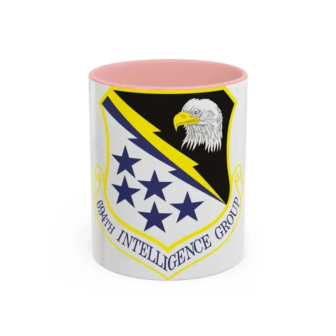 694th Intelligence Group (U.S. Air Force) Accent Coffee Mug 11oz Pink - Go Mug Yourself