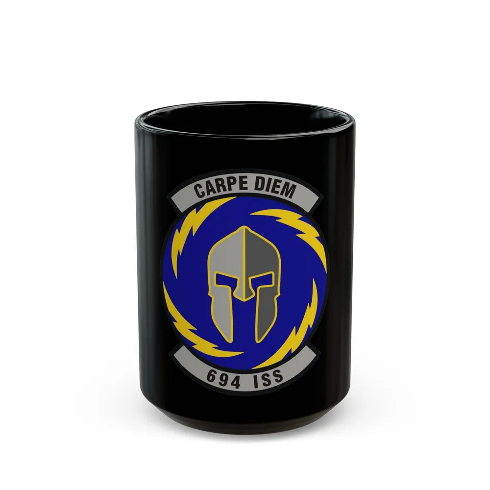 694th Intelligence Support Squadron (U.S. Air Force) Black Coffee Mug-15oz-Go Mug Yourself