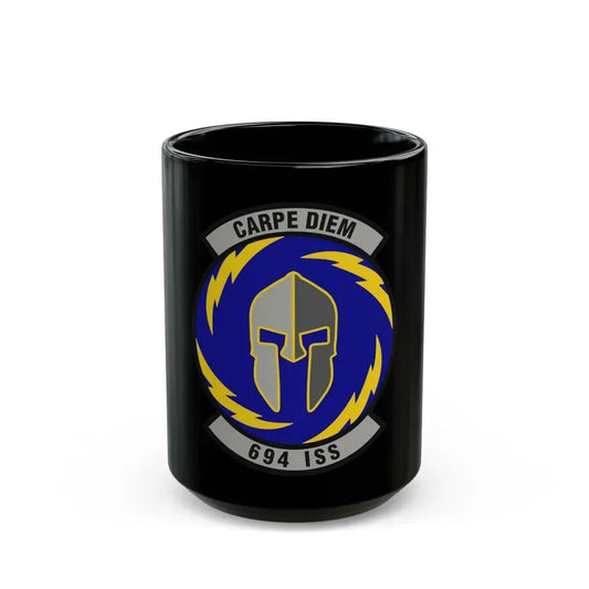 694th Intelligence Support Squadron (U.S. Air Force) Black Coffee Mug 15oz - Go Mug Yourself