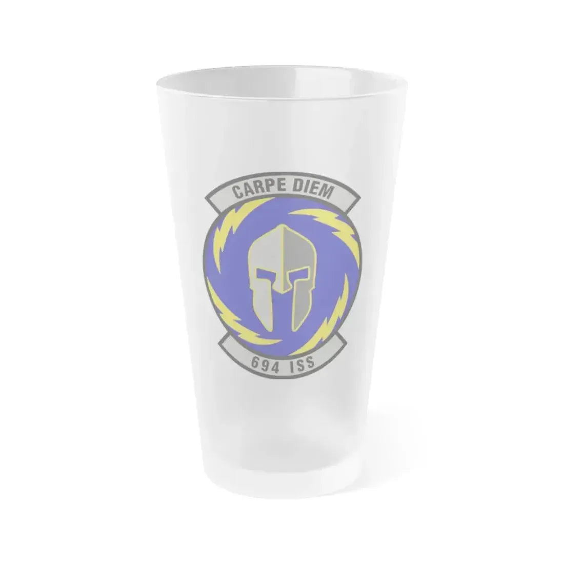 694th Intelligence Support Squadron (U.S. Air Force) Frosted Pint Glass 16oz 16oz Frosted - Go Mug Yourself