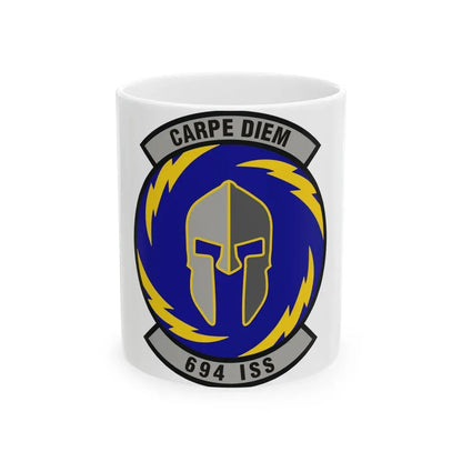 694th Intelligence Support Squadron (U.S. Air Force) White Coffee Mug 11oz - Go Mug Yourself