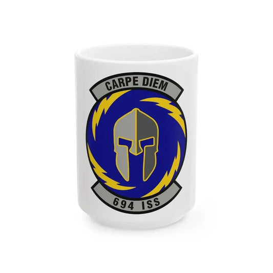 694th Intelligence Support Squadron (U.S. Air Force) White Coffee Mug 15oz - Go Mug Yourself