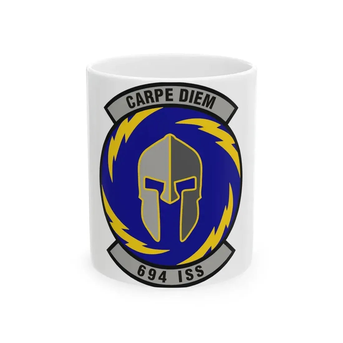 694th Intelligence Support Squadron (U.S. Air Force) White Coffee Mug - Go Mug Yourself