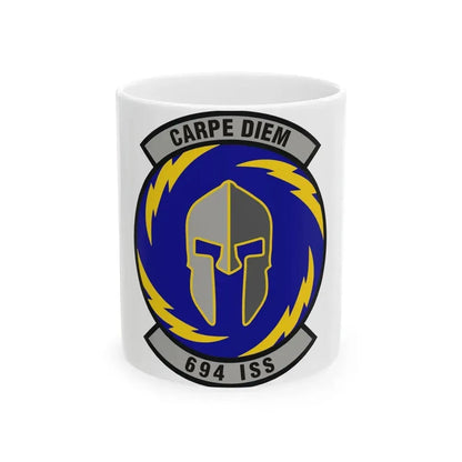 694th Intelligence Support Squadron (U.S. Air Force) White Coffee Mug - Go Mug Yourself