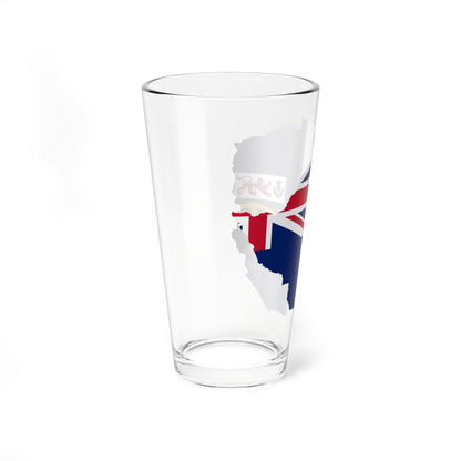 Flag map of Southern Rhodesia 1924-1964 Pint Glass 16oz