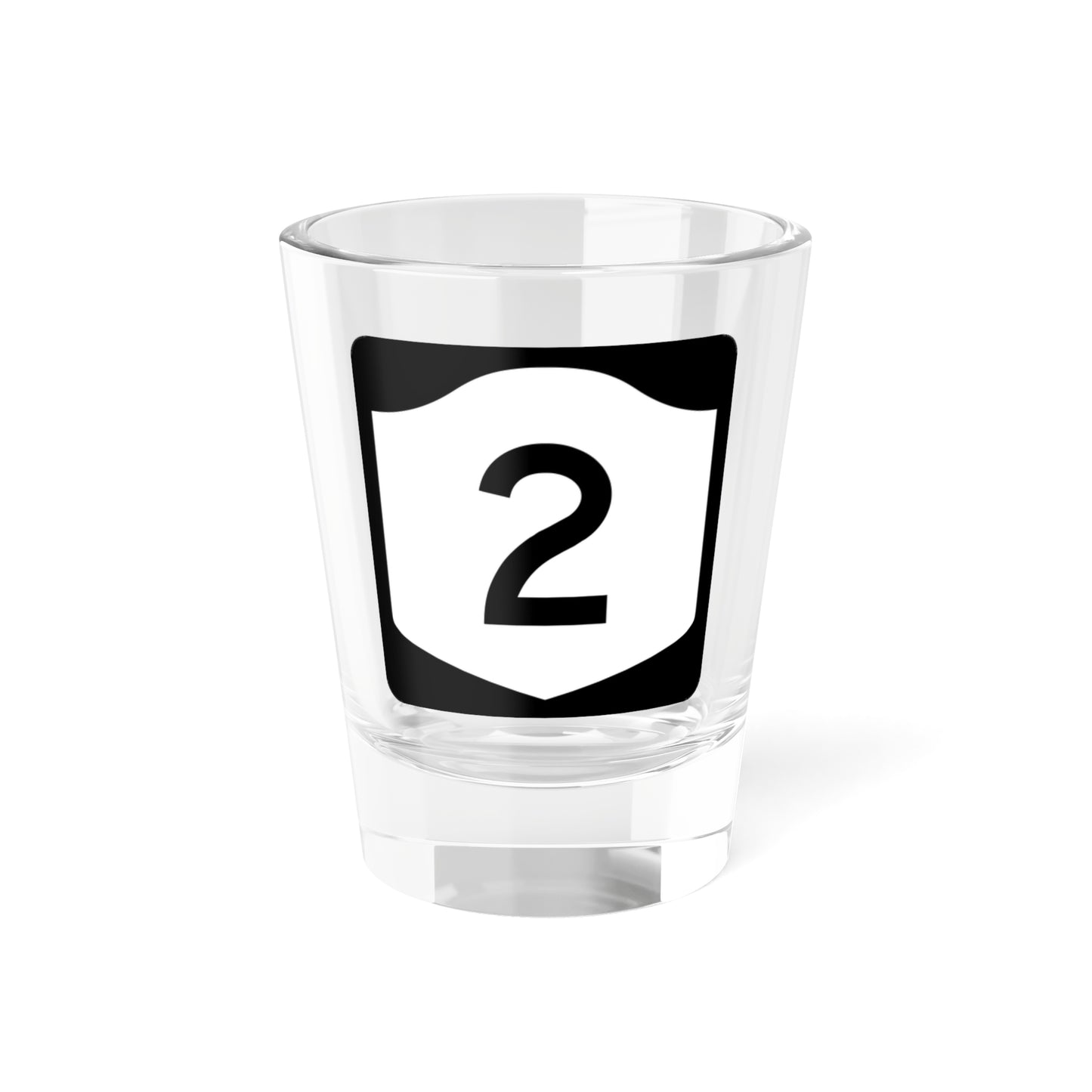 NY-2 (New York) (Road Sign) Shot Glass 1.5oz