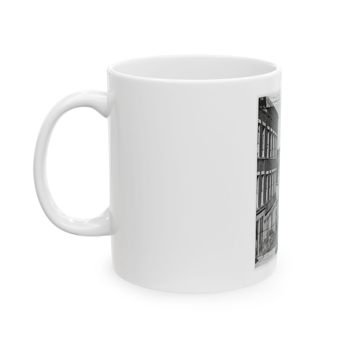 Atlanta, Ga. View On Whitehall Street (U.S. Civil War) White Coffee Mug