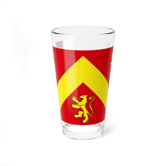 Anglesey flag (United Kingdom) Pint Glass 16oz