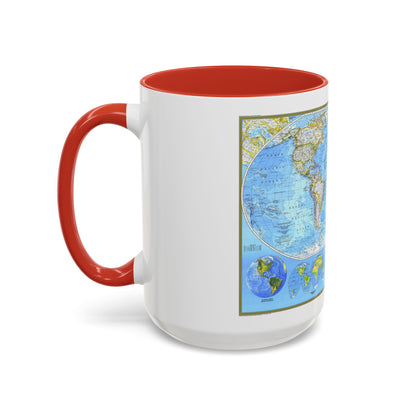 World Map - Political (1994) (Map) Accent Coffee Mug