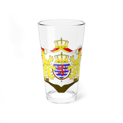 Grandes armes Luxembourg (Luxembourg) (Coat of Arms) Pint Glass 16oz