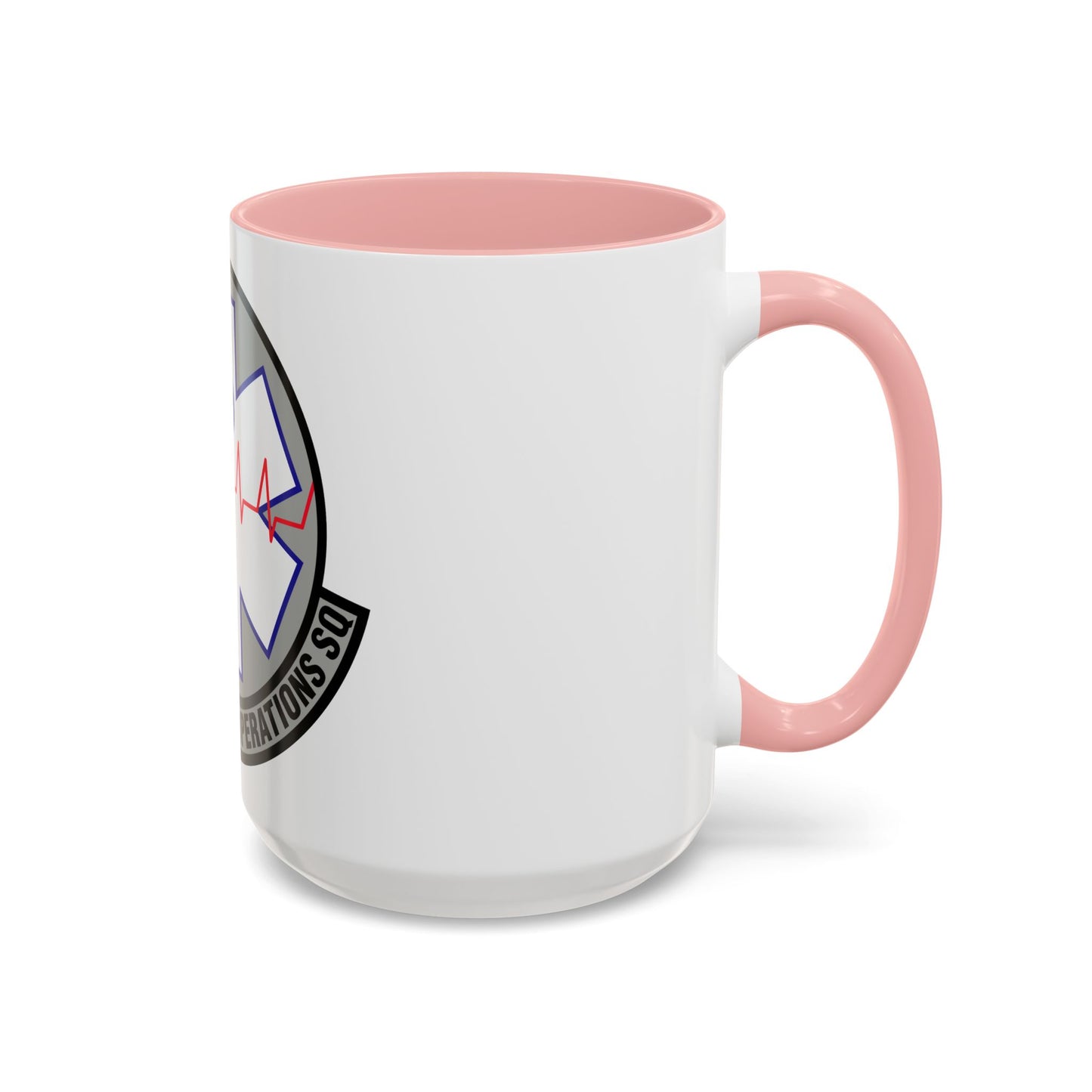 7 Healthcare Operations Squadron AFGSC (U.S. Air Force) Accent Coffee Mug
