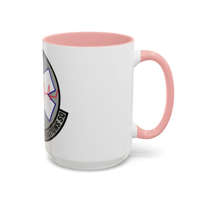 7 Healthcare Operations Squadron AFGSC (U.S. Air Force) Accent Coffee Mug