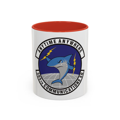305th Communications Squadron (U.S. Air Force) Accent Coffee Mug