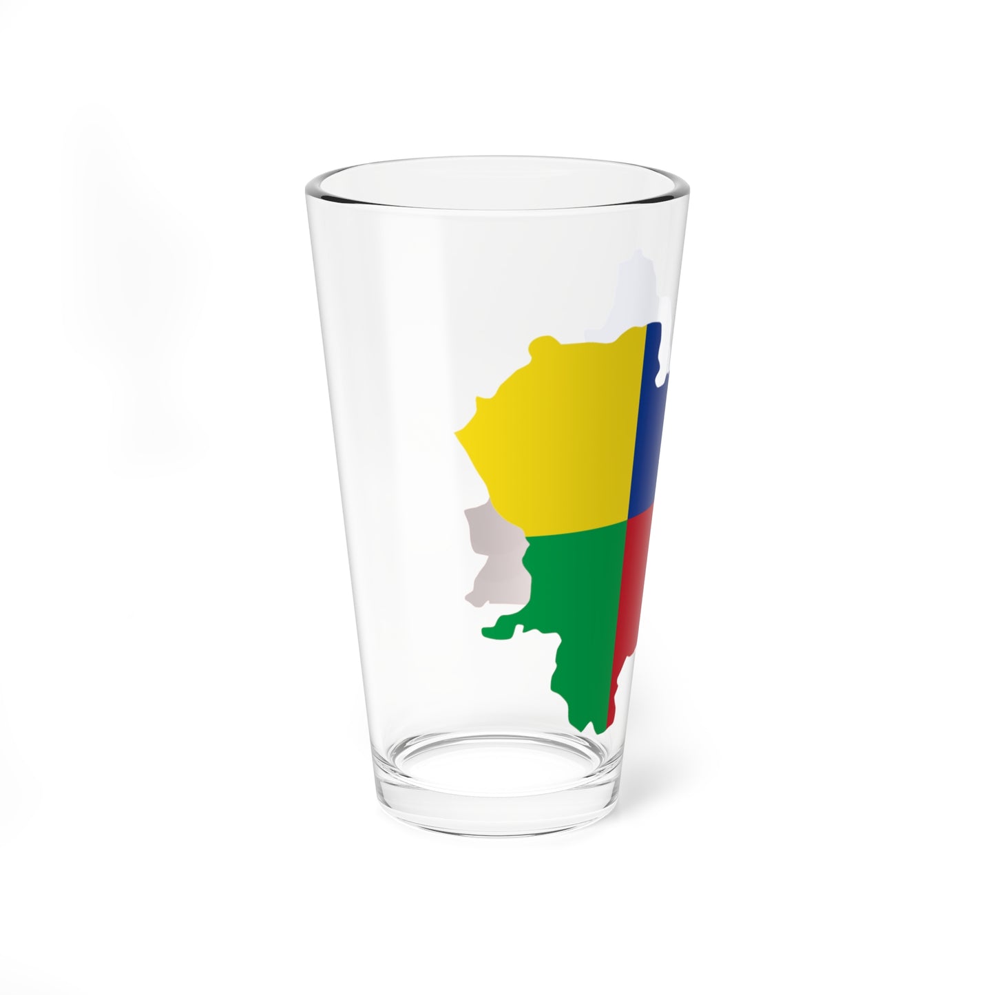 Flag Map Of The Zilina Region (Slovakia) Pint Glass 16oz