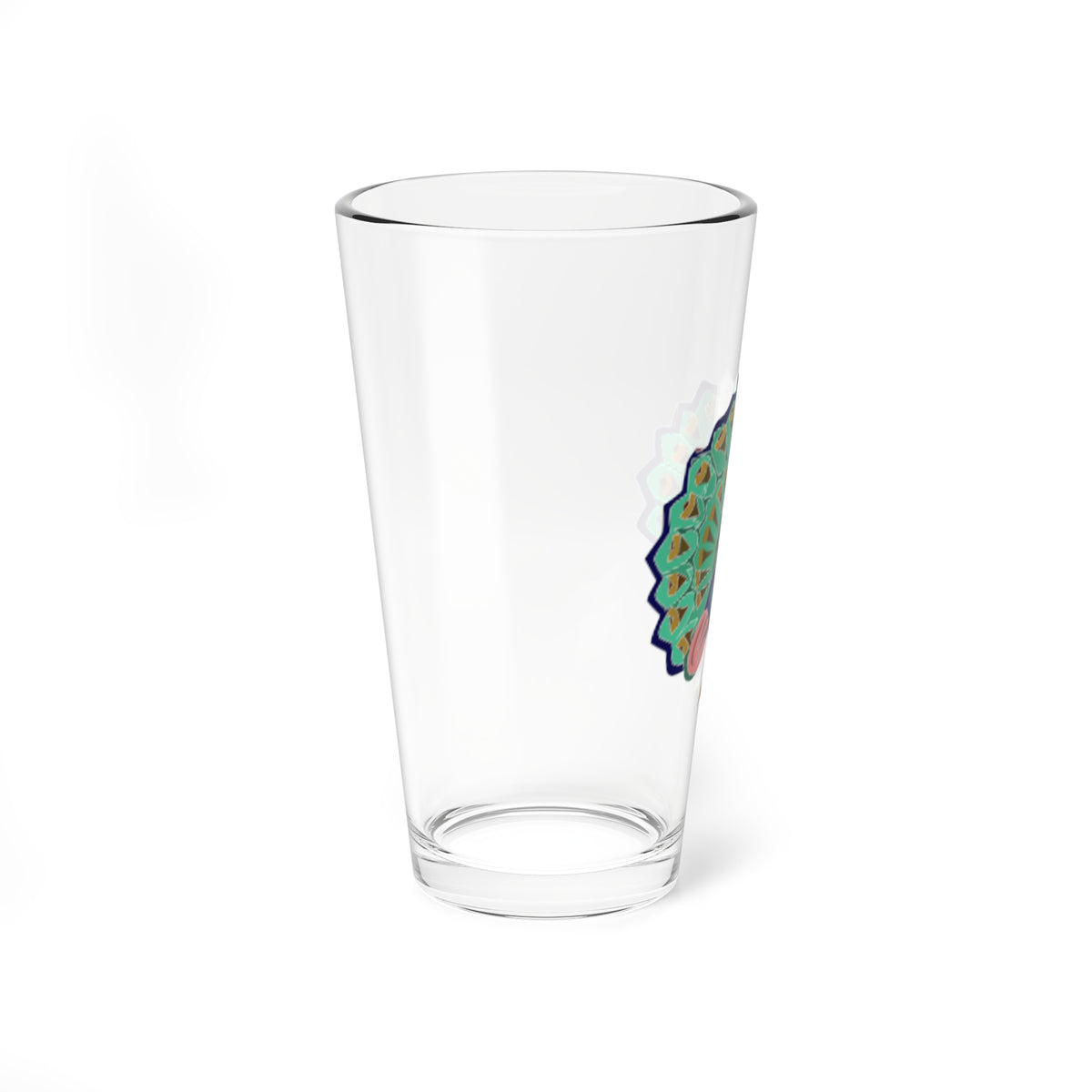 WikiProject Myanmar peacock (Myanmar) (Coat of Arms) Pint Glass 16oz