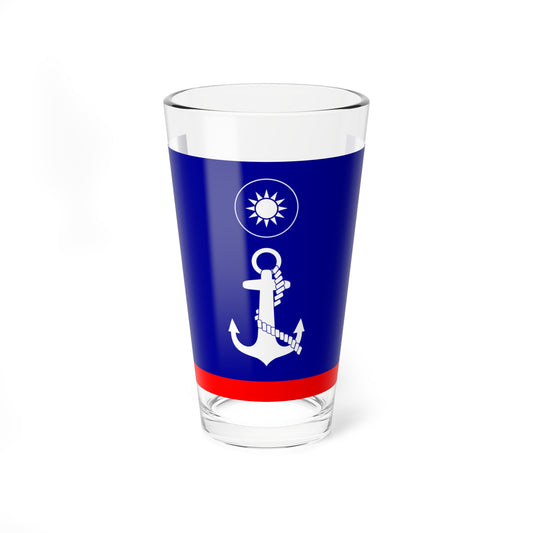 ROCN Fleet Deputy Commanders Flag 1962 (China) Pint Glass 16oz