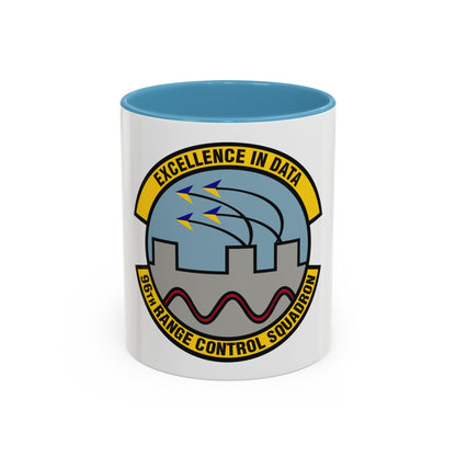 96th Range Control Squadron (U.S. Air Force) Accent Coffee Mug