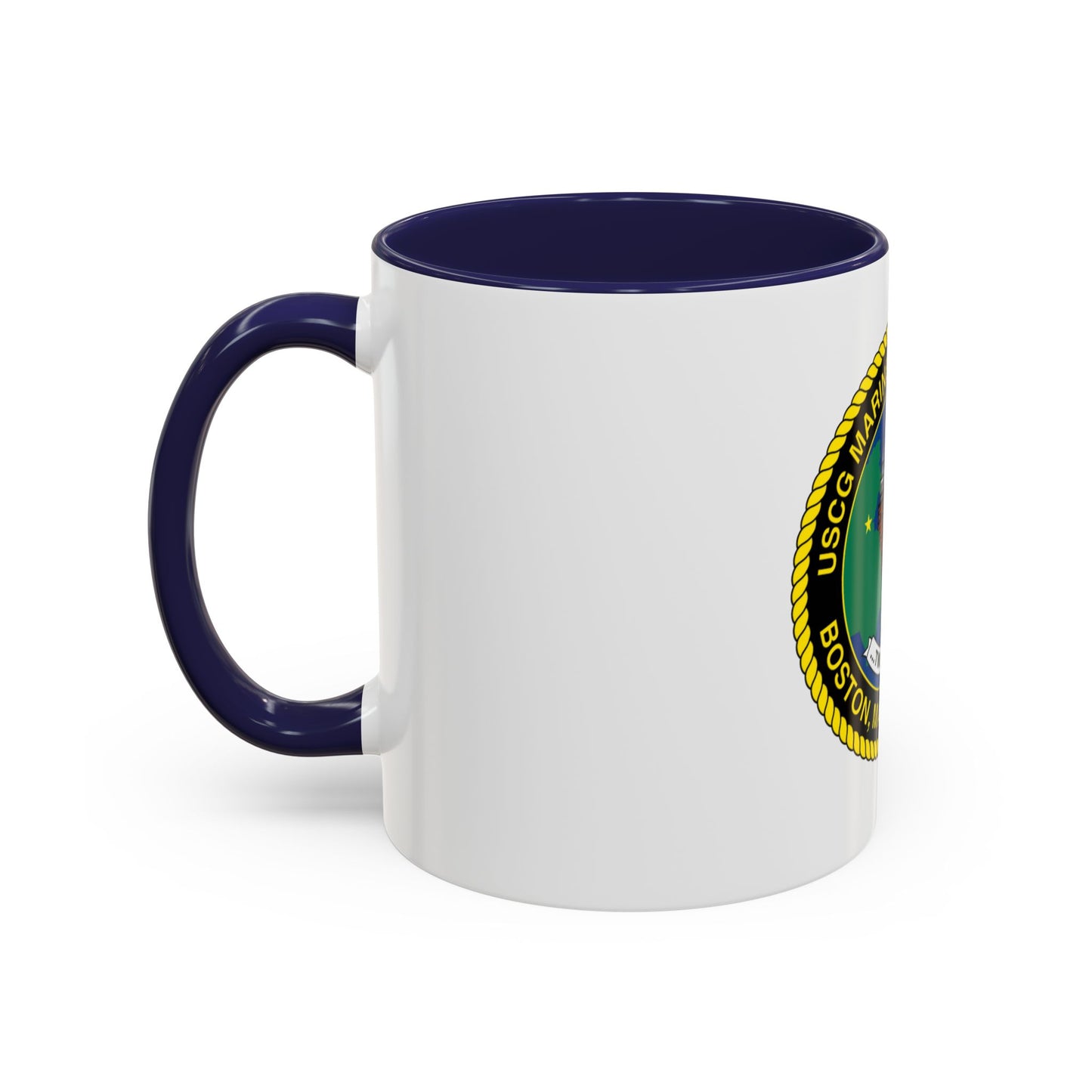 USCG MSO Boston Marine Safety Office (U.S. Coast Guard) Accent Coffee Mug