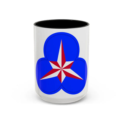 XXXVI Corps (U.S. Army) Accent Coffee Mug-15oz-Black-Go Mug Yourself