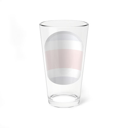 Flag orb Costa Rica (Costa Rica) Pint Glass 16oz
