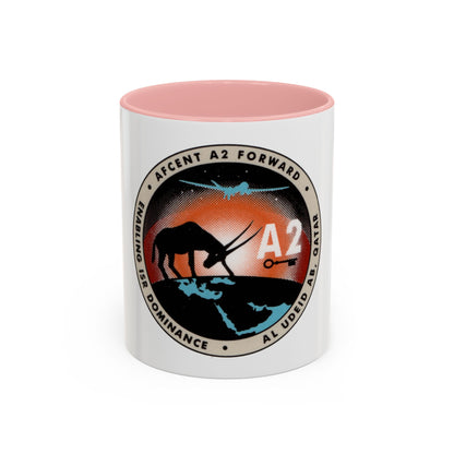 AFCENT A2 Forward (U.S. Air Force) Accent Coffee Mug