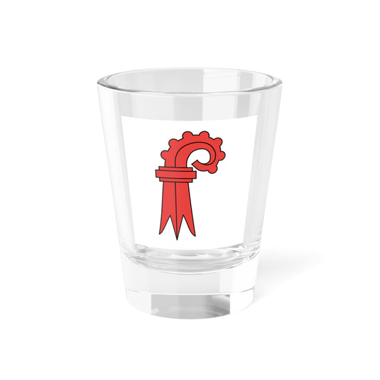 Flag of Canton of Basel Land (Switzerland) Shot Glass 1.5oz