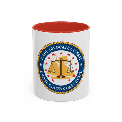 USCG Judge Advocate General (U.S. Coast Guard) Accent Coffee Mug