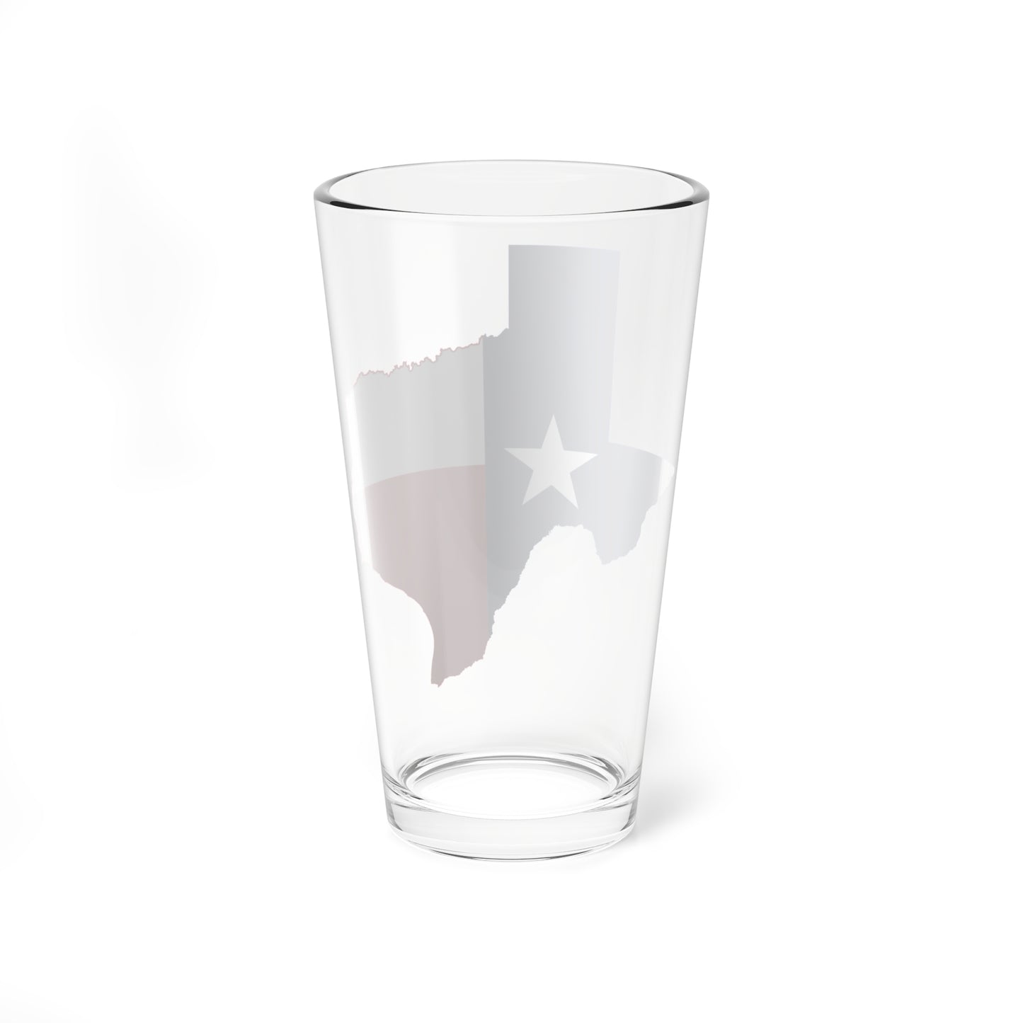 Texas flag map (United States) Pint Glass 16oz