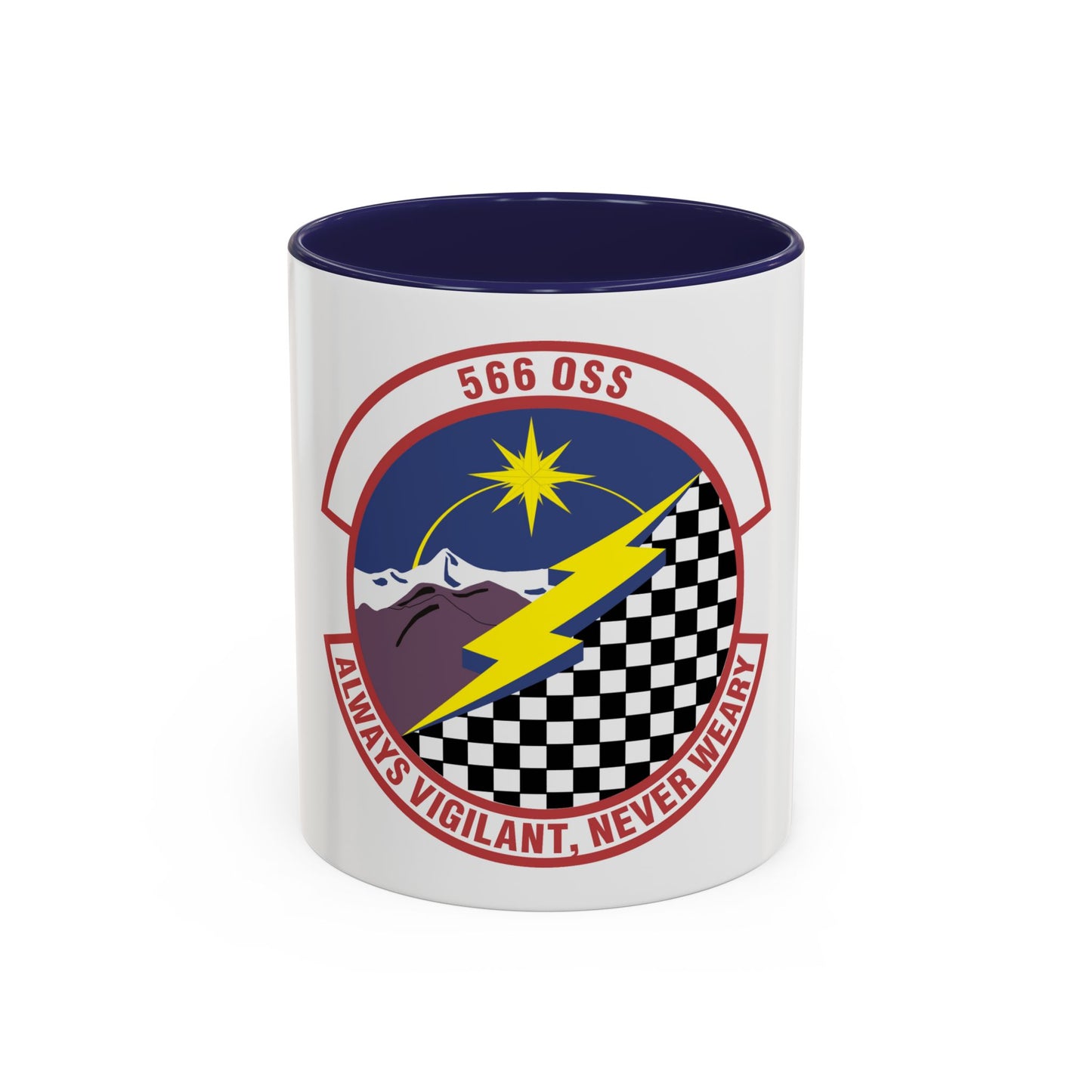566th Operations Support Squadron (U.S. Air Force) Accent Coffee Mug