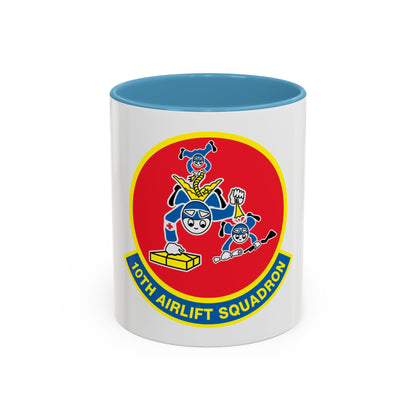 10th Airlift Squadron (U.S. Air Force) Accent Coffee Mug