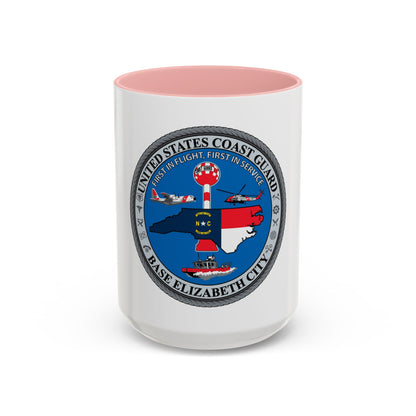 USCGC Base Elizabeth City (U.S. Coast Guard) Accent Coffee Mug