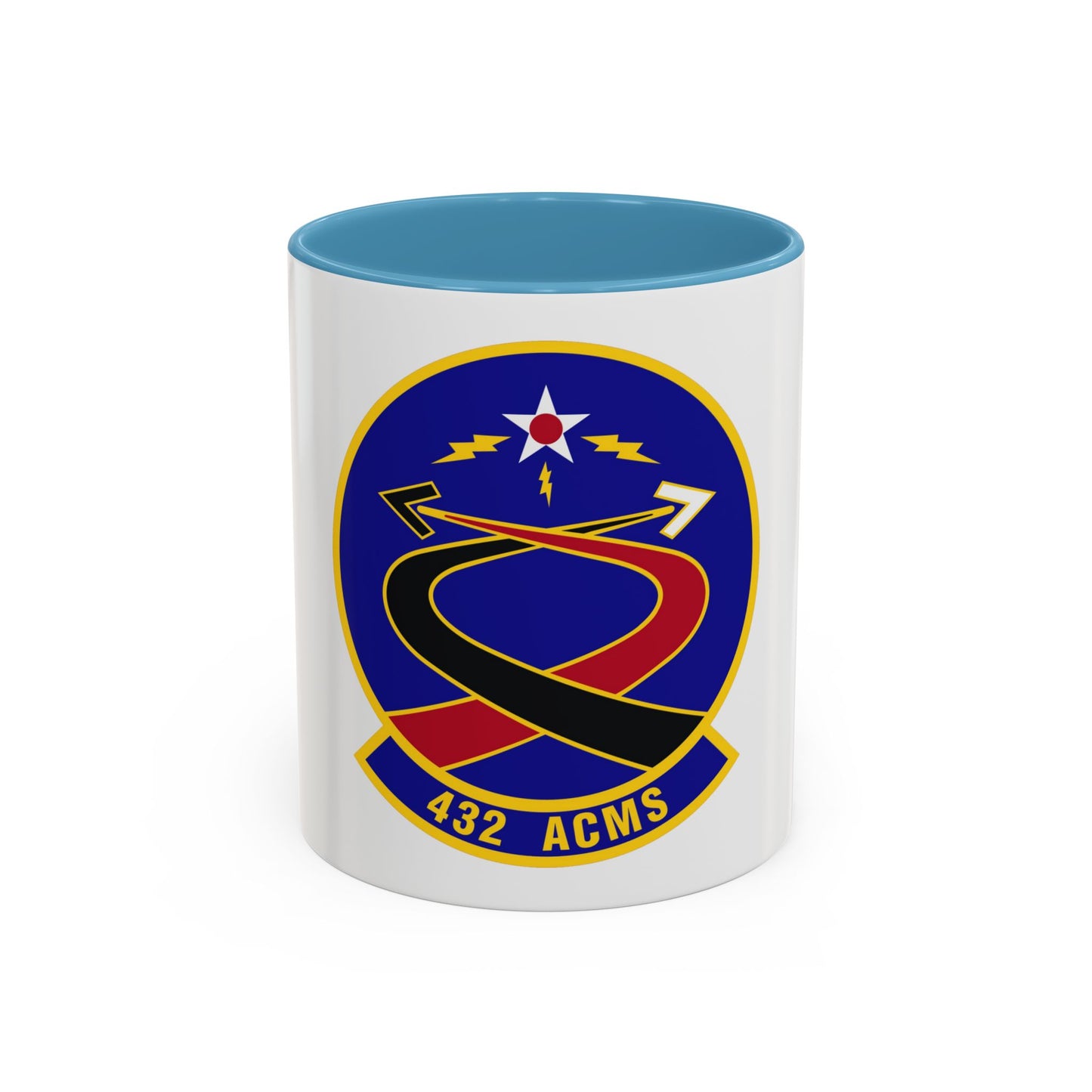 432d Aircraft Communications Maintenance Squadron (U.S. Air Force) Accent Coffee Mug